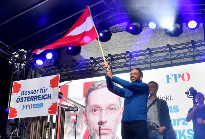 Le chef de l’extrême droite autrichienne, Herbert Kickl, a le vent en poupe