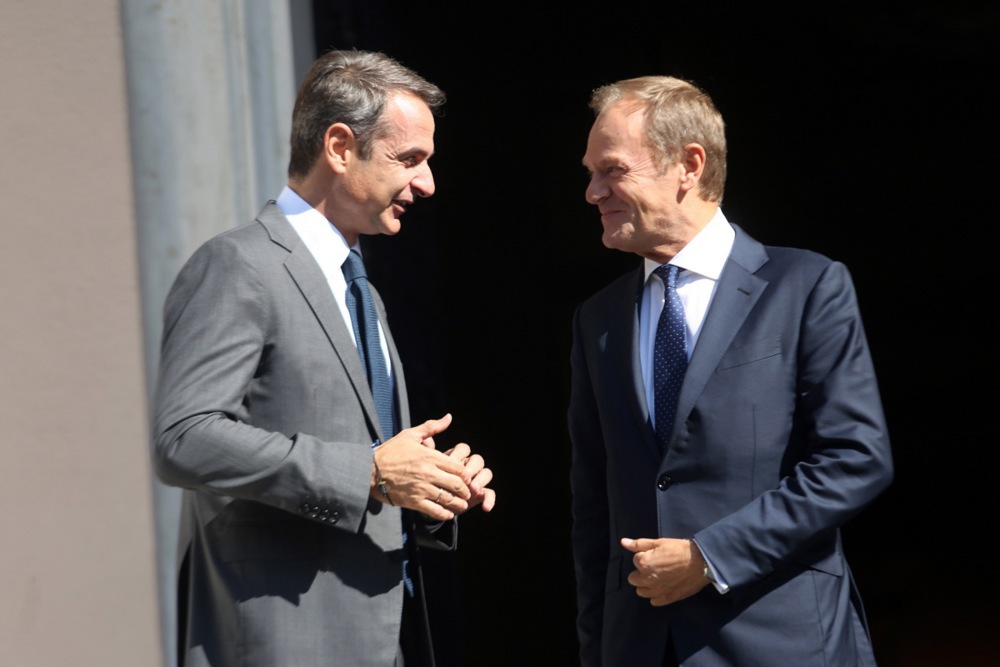 European Council President Donald Tusk visits Athens