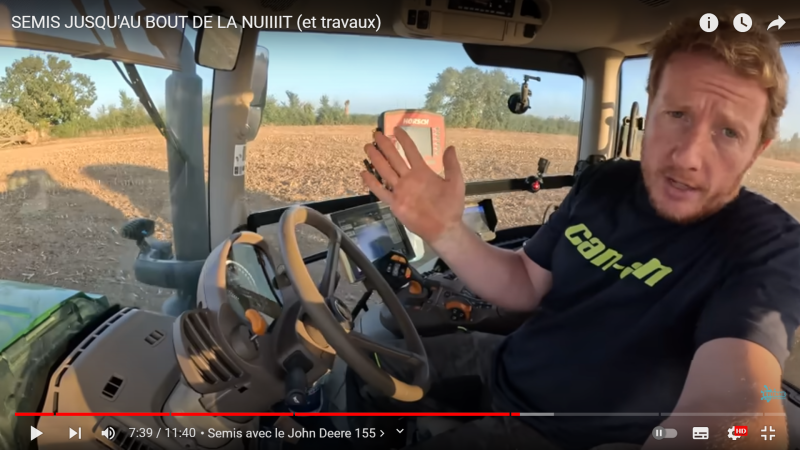 « Il y a beaucoup de récupération électorale depuis les manifestations », selon l’agriculteur et youtubeur Étienne Fourmont