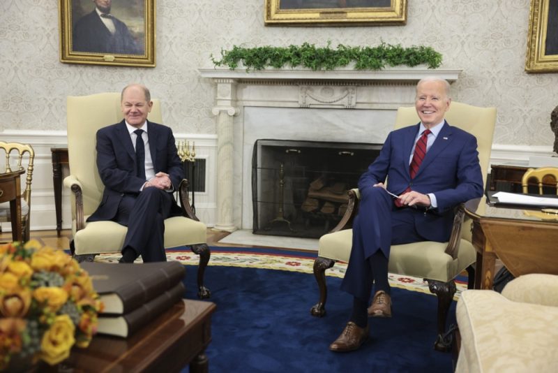L'aide à l'Ukraine au coeur de la visite d'Olaf Scholz à Washington