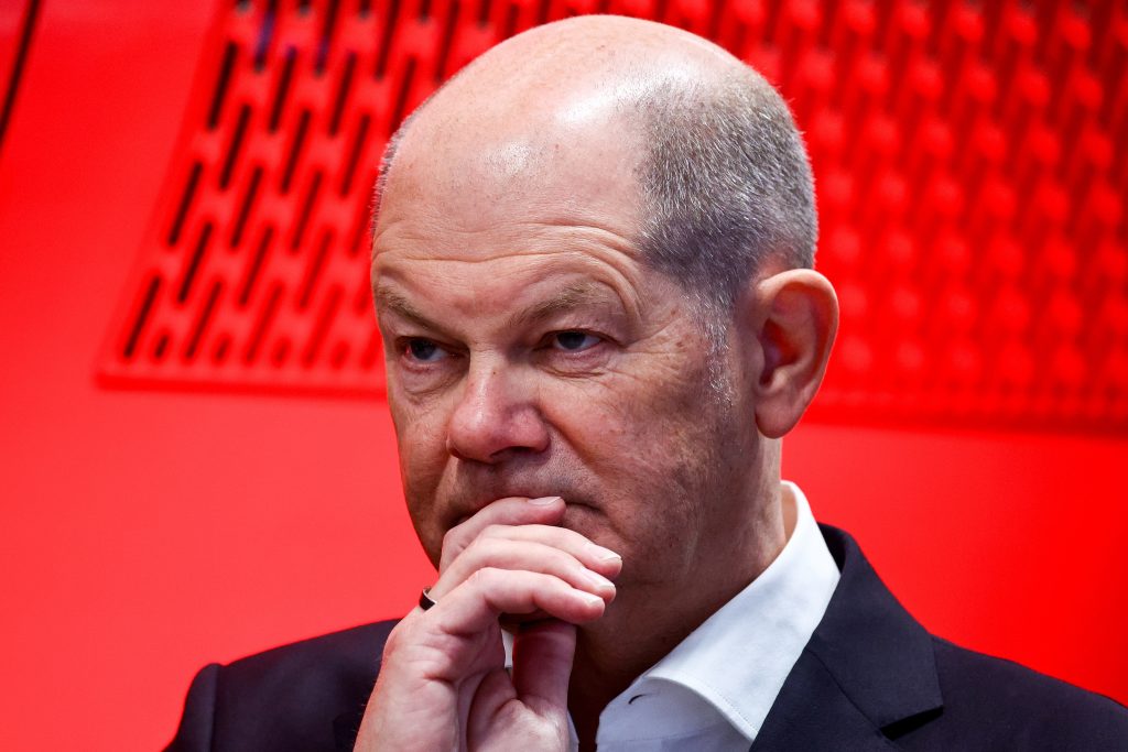 Chancellor Scholz opens new Deutsche Bahn ICE4 express train plant in Cottbus