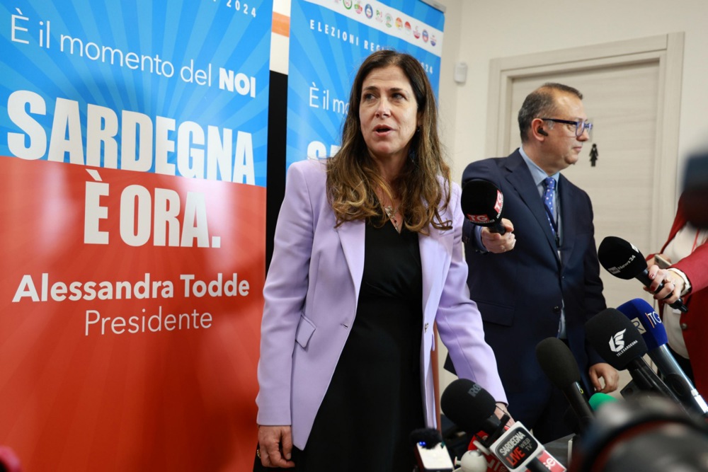 Centre-left candidate Todde overtakes centre-right&rsquo;s Truzzu in Sardinian regional election