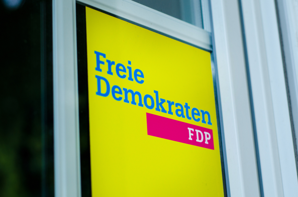 Soest,,Germany,-,August,3,,2019:,Free,Democratic,Party,(german: