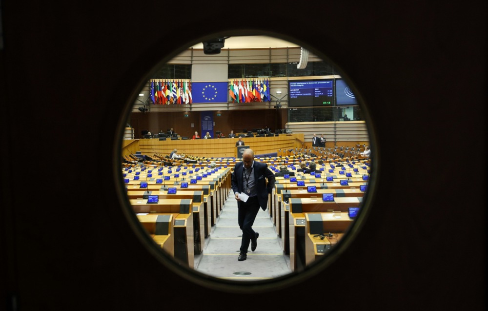Mini Plenary session of the European Parliament in Brussels