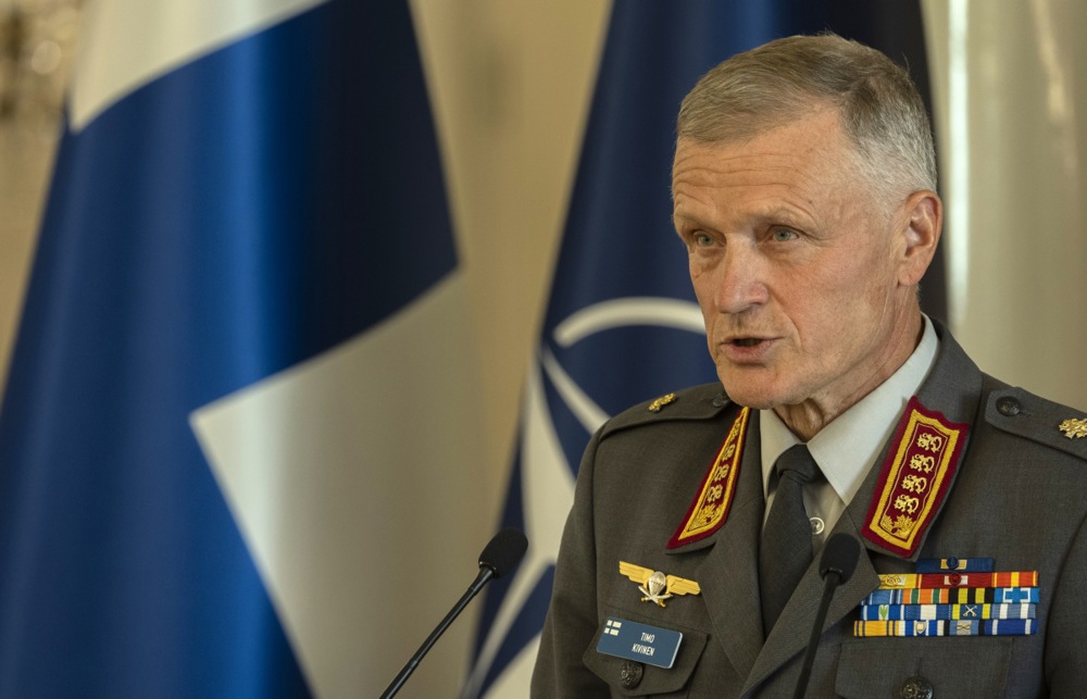 Ceremony in Helsinki concludes Finland&rsquo;s accession to NATO
