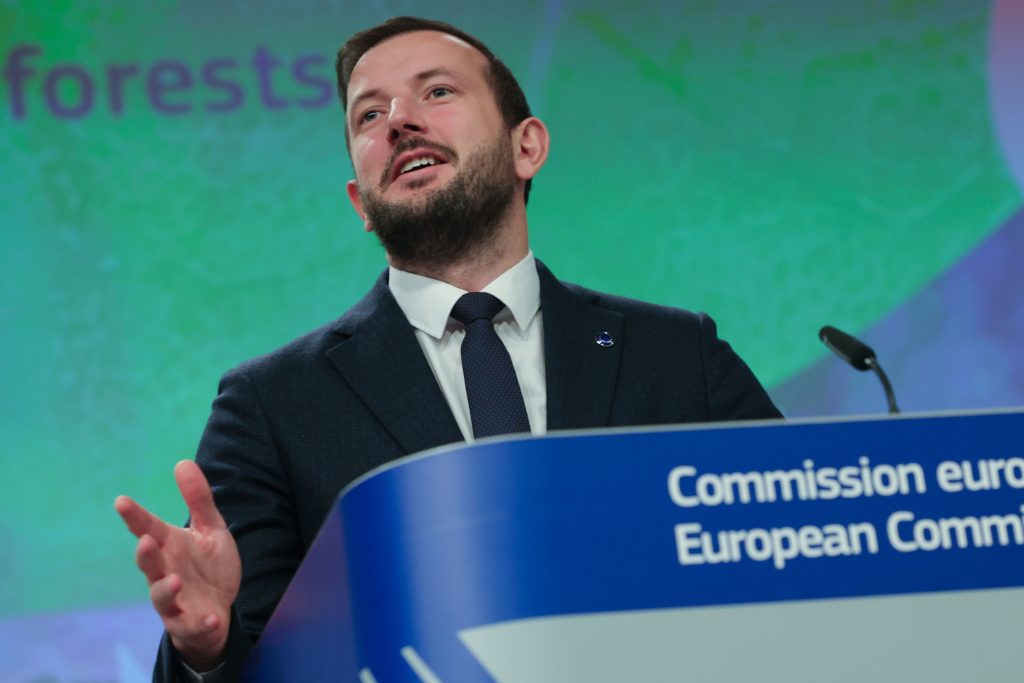 European Commissioner for Environment, Oceans and Fisheries presser