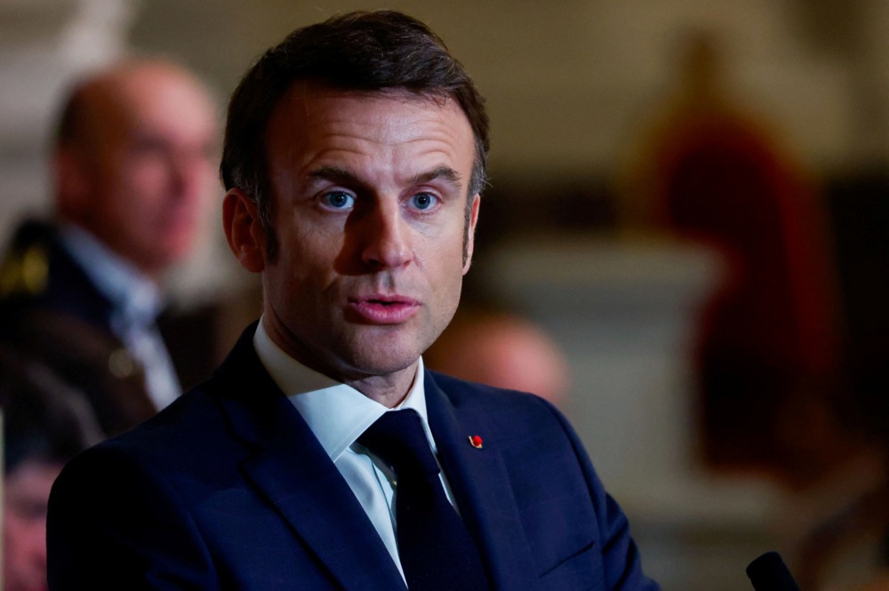 French President Macron and Lithuanian counterpart Nauseda attend concert at Saint-Louis des Invalides in Paris