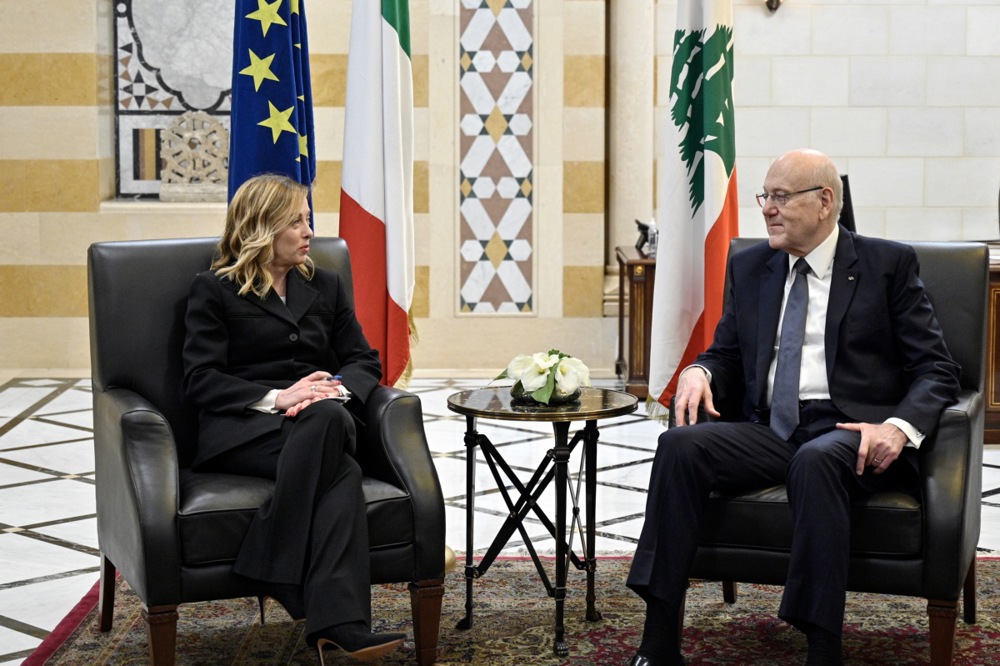 Italian Prime Minister Giorgia Meloni visits Beirut