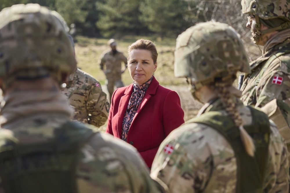 Denmark&rsquo;s Prime Minister Frederiksen visits Air Base Karup