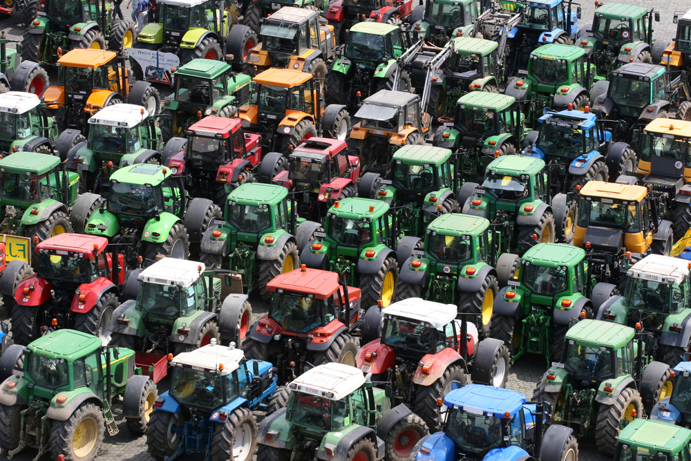 Farmers,Protest,In,Brussels,-,June,18,,2008