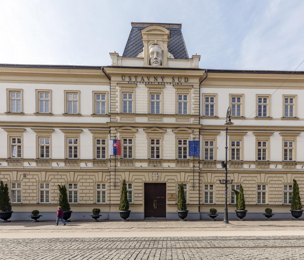 Kosice,,Slovakia,-,March,25,,2017:,Court,Building,On,The