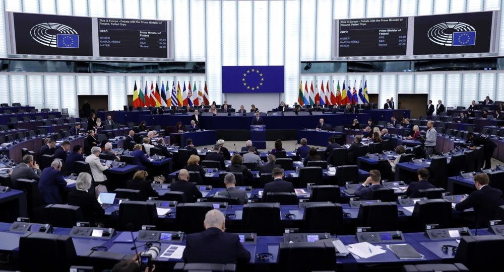 European Parliament session in Strasbourg