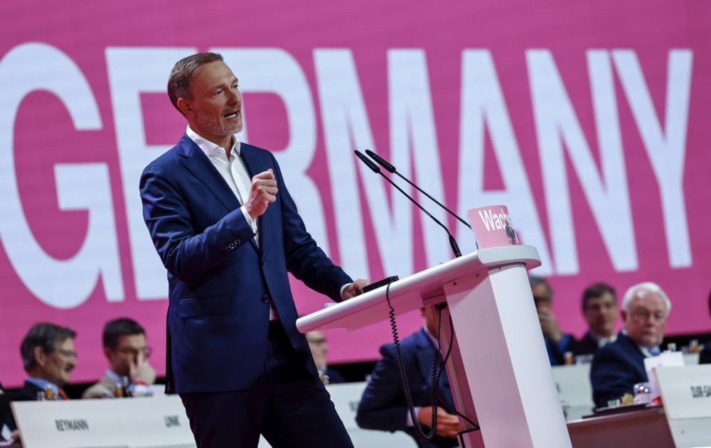 Free Democratic Party (FDP) party congress in Berlin