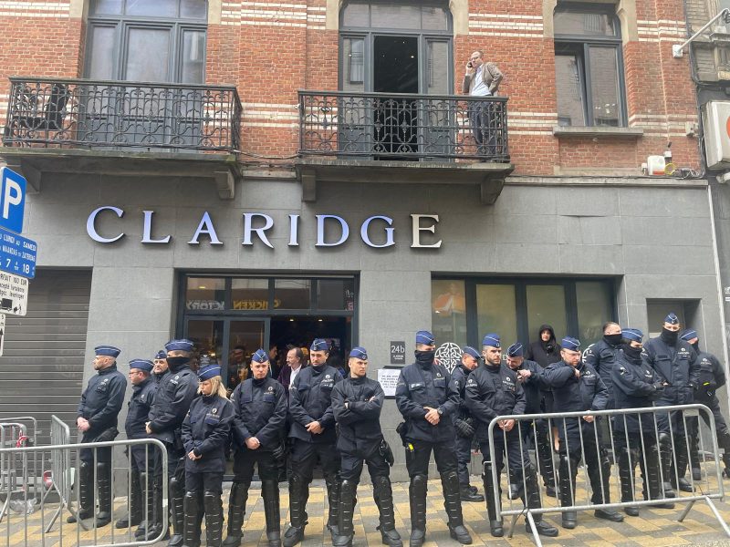 La police belge met fin à un rassemblement de responsables politiques d’extrême droite à Bruxelles