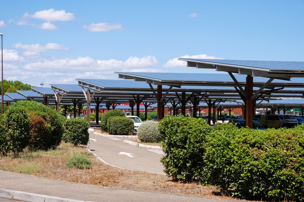 Solar,Panels,On,The,Parking,Lot,Near,A,Supermarket,On