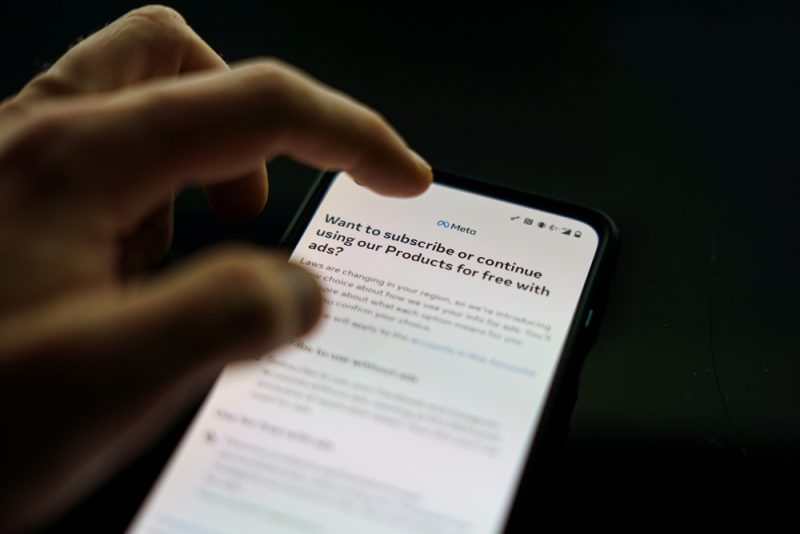 Le modèle « paiement ou consentement » de Meta n’est pas acceptable, selon l’EDPB
