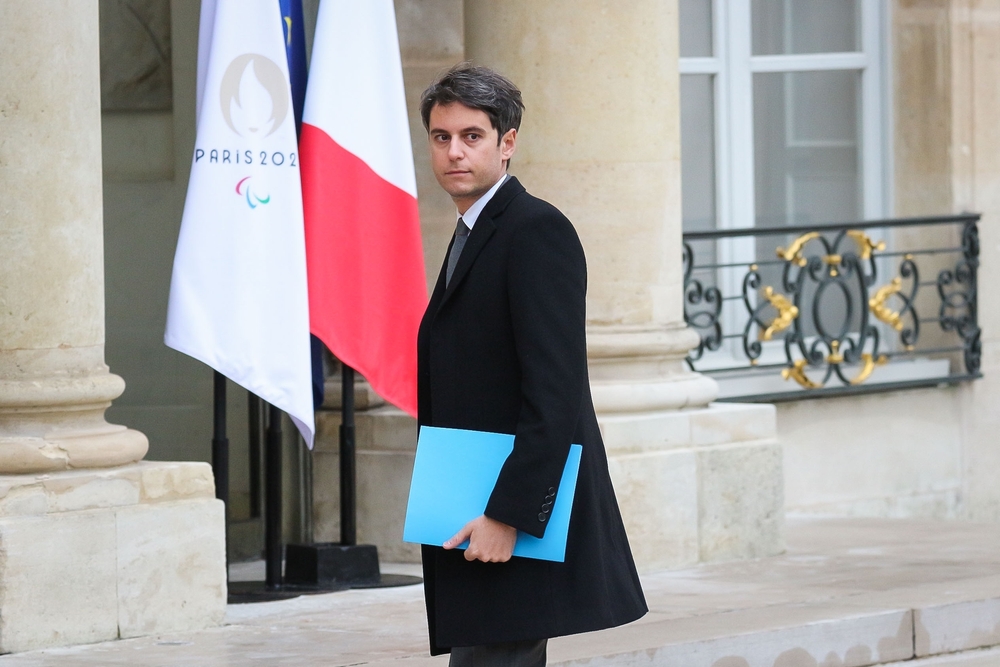 Paris,,France,,12-01-2024,:,Gabriel,Attal,At,The,First,Council