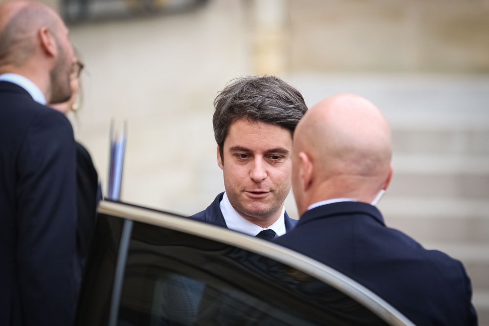 Paris,,France,,21-02-2024,:,Gabriel,Attal,,Prime,Minister,Of,France