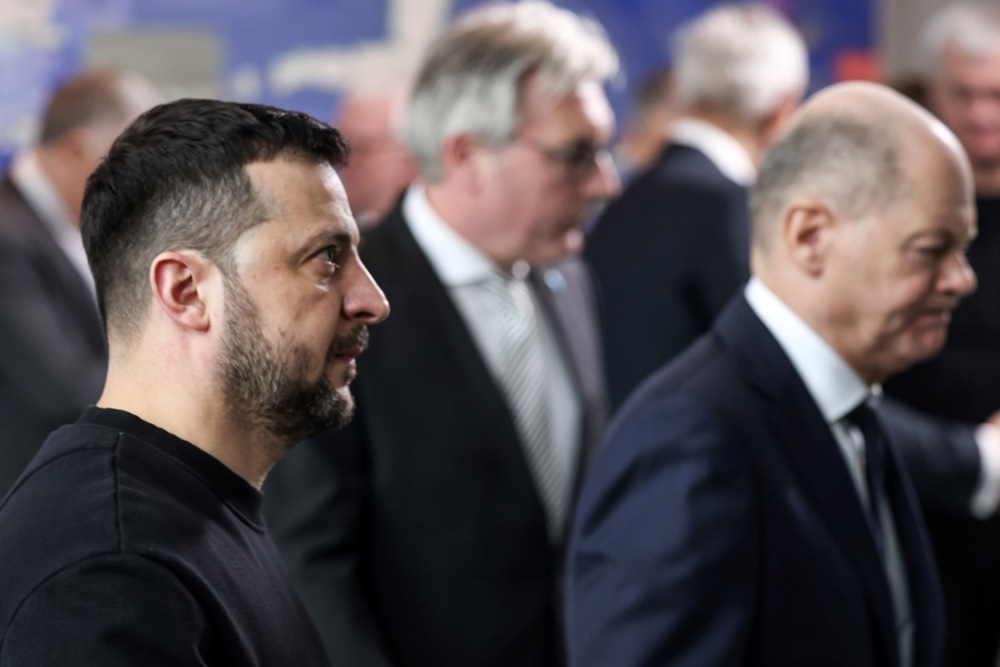 Ukraine&rsquo;s President Volodymyr Zelensky visits Berlin