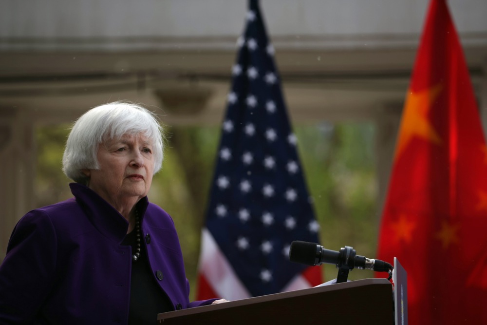 US Treasury Secretary Janet Yellen visits China
