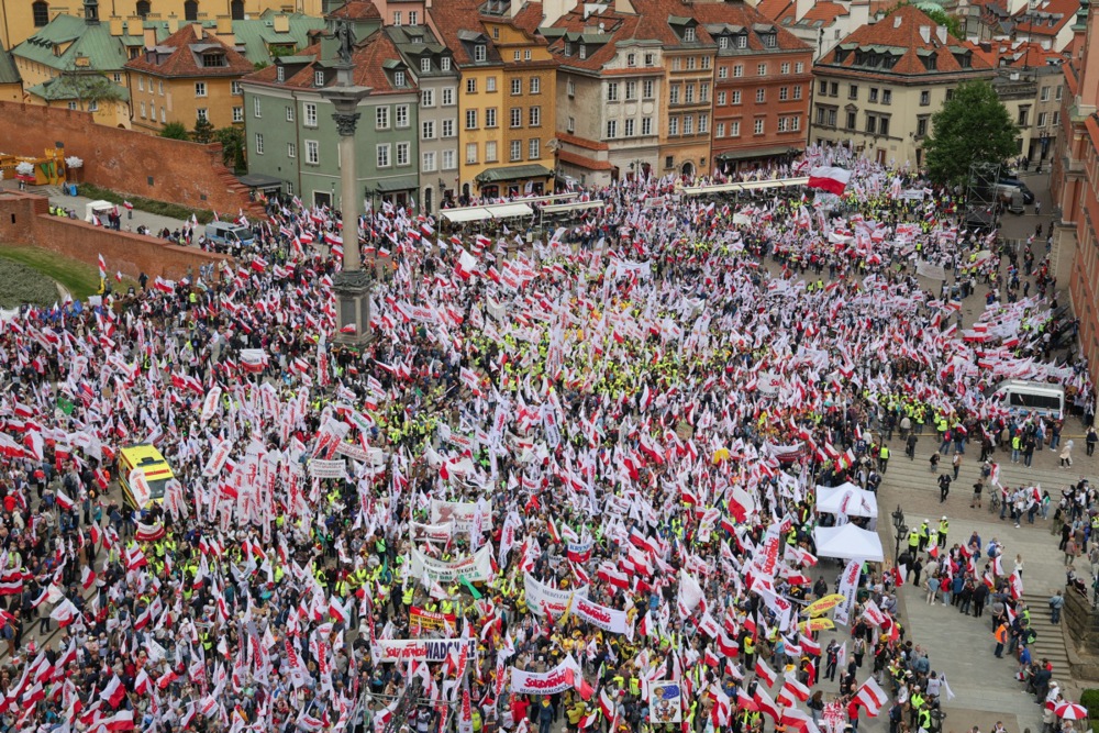 Agricultural protest against EU&rsquo;s &lsquo;Green Deal&rsquo; in Warsaw