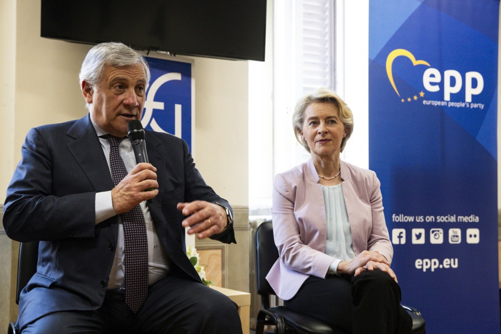 Meeting with the young people of Forza Italia party, in Rome