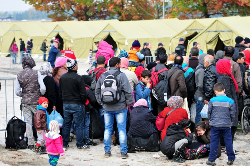 Increased influx of refugees to Slovenia