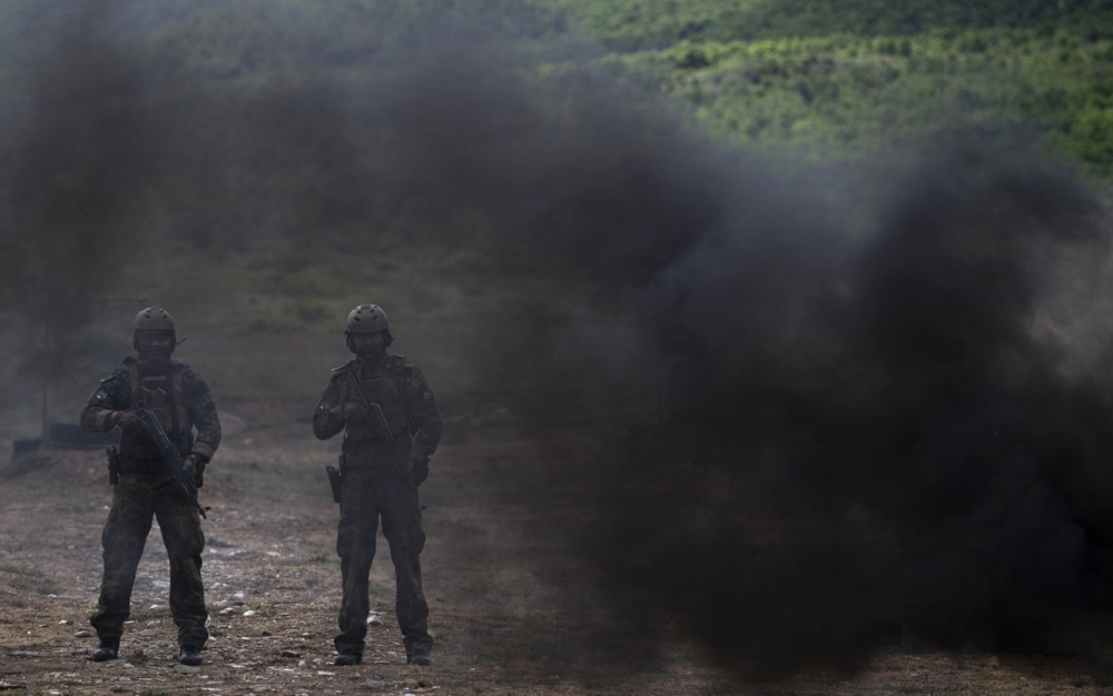 Bulgarian army Special Forces drills
