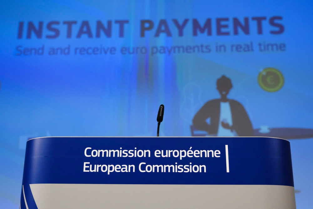 Press,Conference,By,Eu,Commissioners,Valdis,Dombrovskis,And,Mairead,Mcguinness