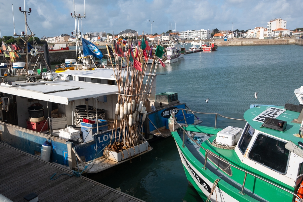 Les,Sables,D&rsquo;olonne,,France,-,28-10-2022:,The,Professional,Fishing,Boats