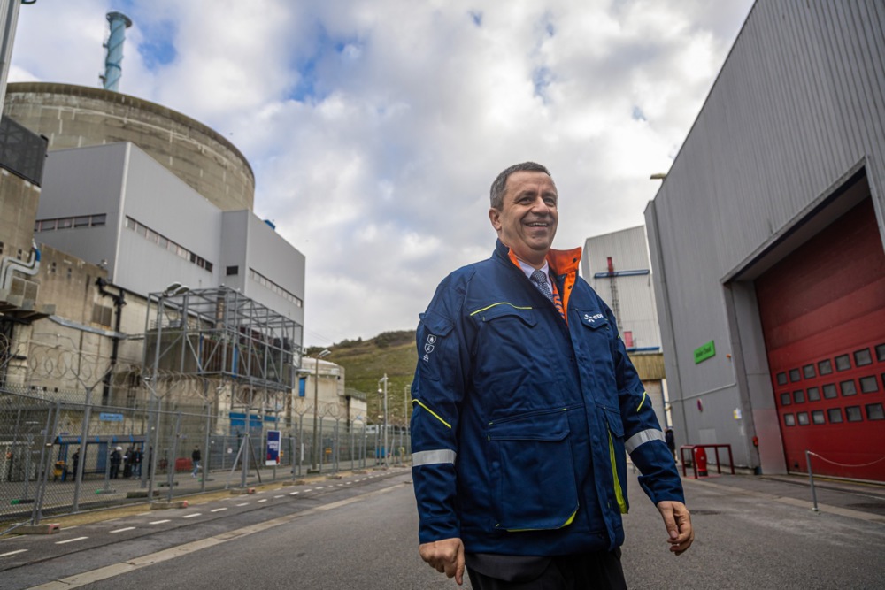 French Economy Minister Le Maire visits EDF&rsquo;s Penly Nuclear Power Plant in Petit-Caux