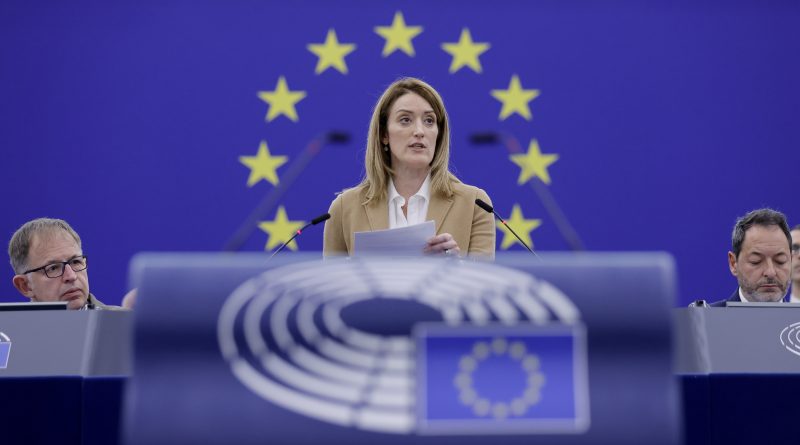 Roberta Metsola réélue à la tête du Parlement européen avec une large majorité