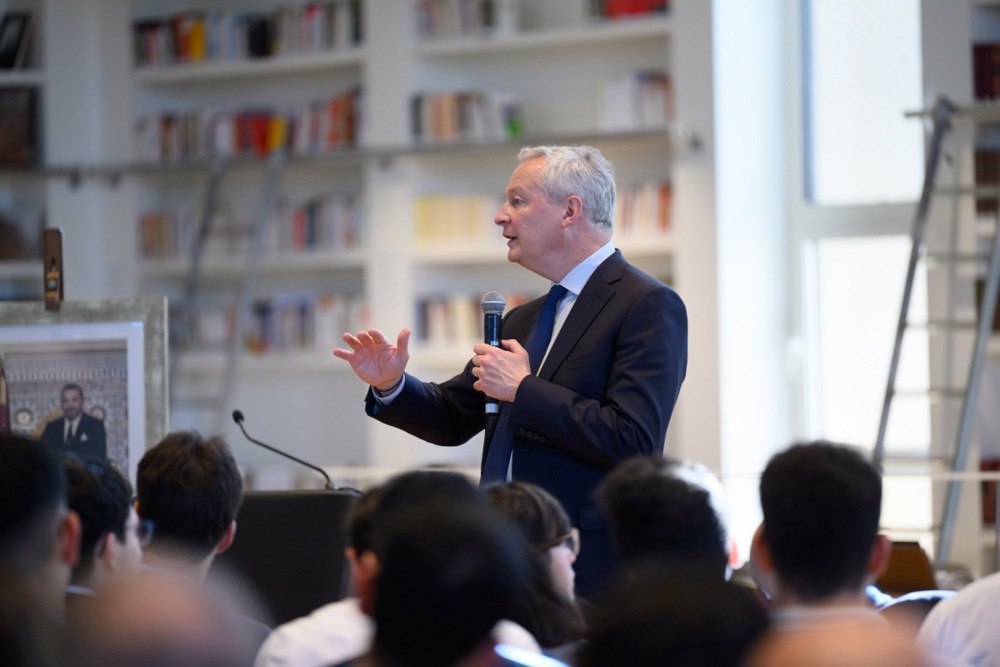 French Minister for Economy and Finances Bruno Le Maire visits Morocco
