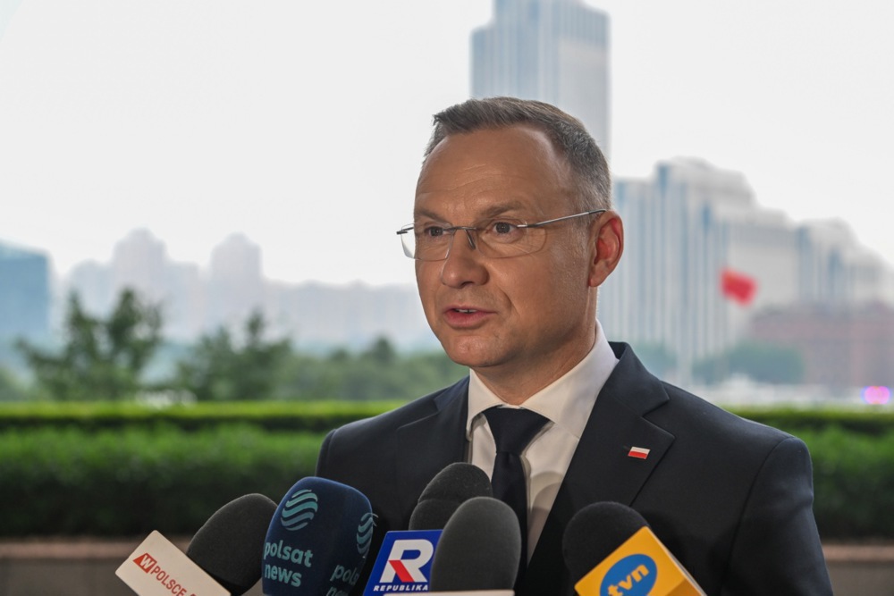 Polish President Andrzej Duda visits China