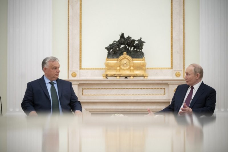 La Hongrie défend le « rétablissement des échanges » avec Vladimir Poutine