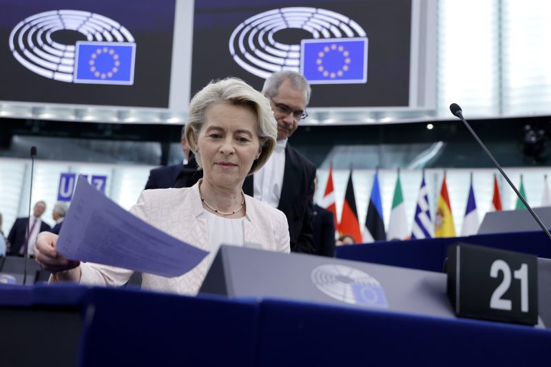 Ursula von der Leyen promet un revenu équitable pour les agriculteurs si elle est réélue à la tête de la Commission