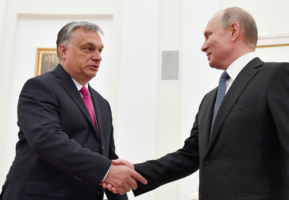 Le premier ministre hongrois Viktor Orban en visite à Moscou