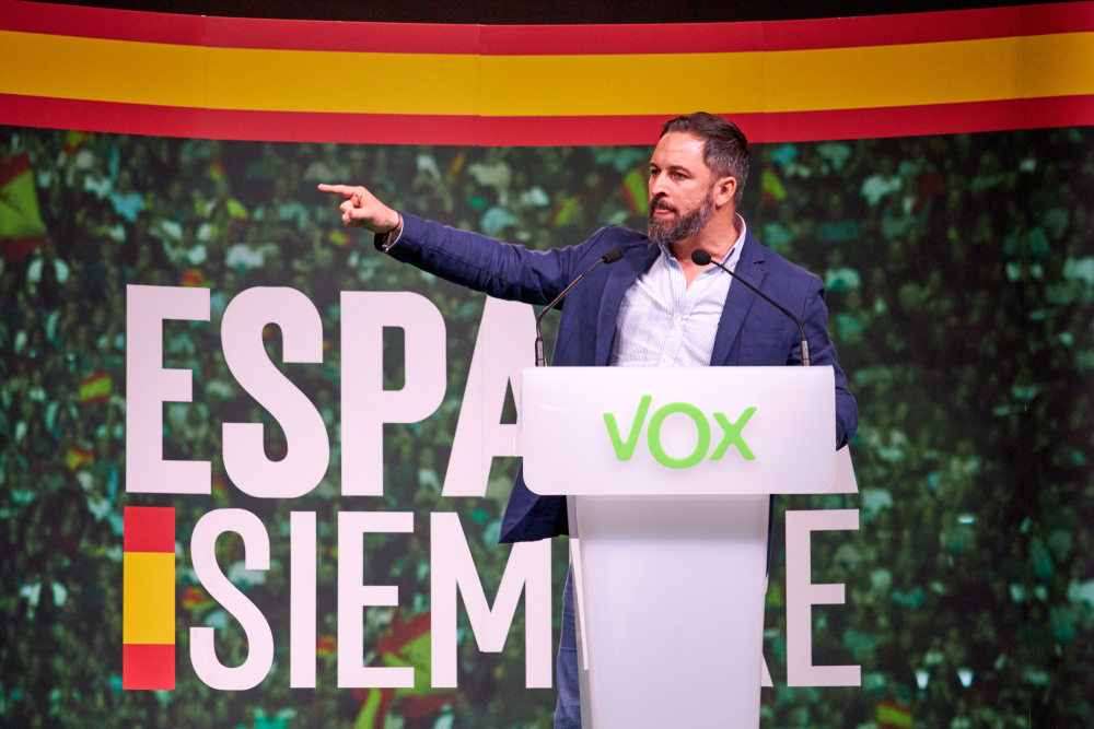 Castellon,,Spain,-,October,2019:,Santiago,Abascal,,Leader,Of,The