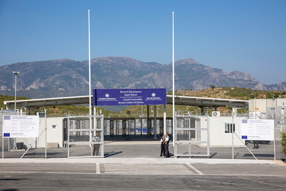 New,Refugee,Camp,On,Samos,Island.,The,New,Closed,Controlled