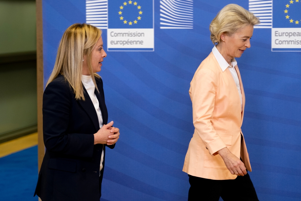 Italian,Prime,Minister,Giorgia,Meloni,And,Eu,Commission,President,Ursula