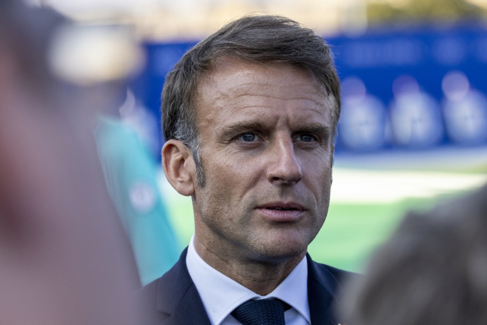 Paris 2024 Olympic Games – 	French President Macron visits archery competitions