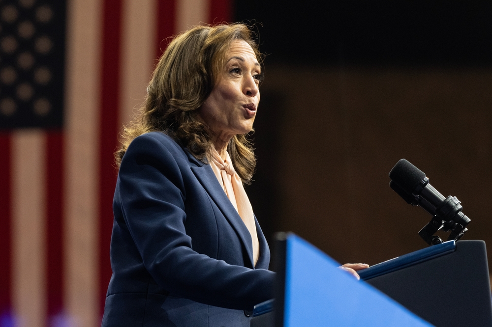 Vice,President,Kamala,Harris,Speaks,At,The,Rally,In,Liacouras