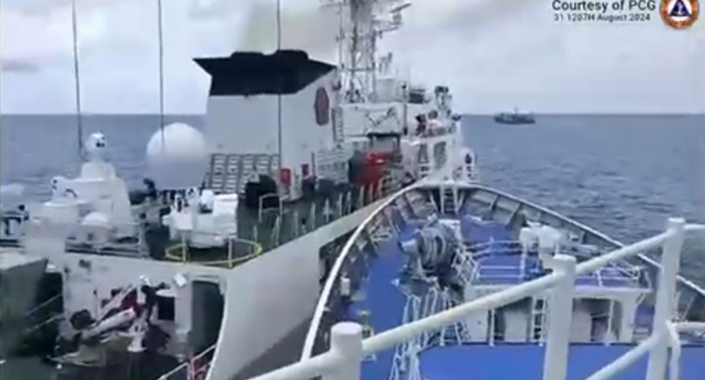 Philippines, China accuse each other after coast guard vessels collide in South China Sea