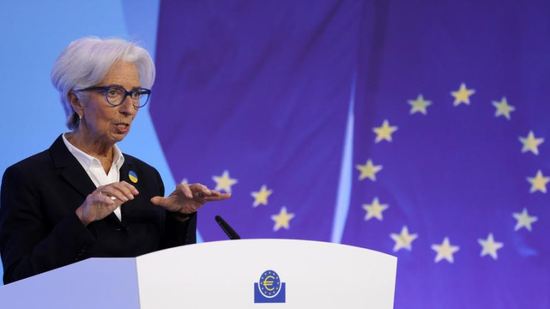 Zone euro : Christine Lagarde davantage confiante dans le retour de l’inflation à sa cible