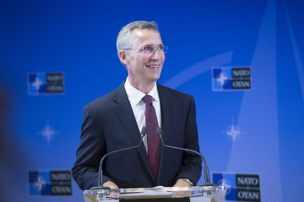 Jens Stoltenberg takes up office as NATO Secretary General – Press Conference and Press Reception
