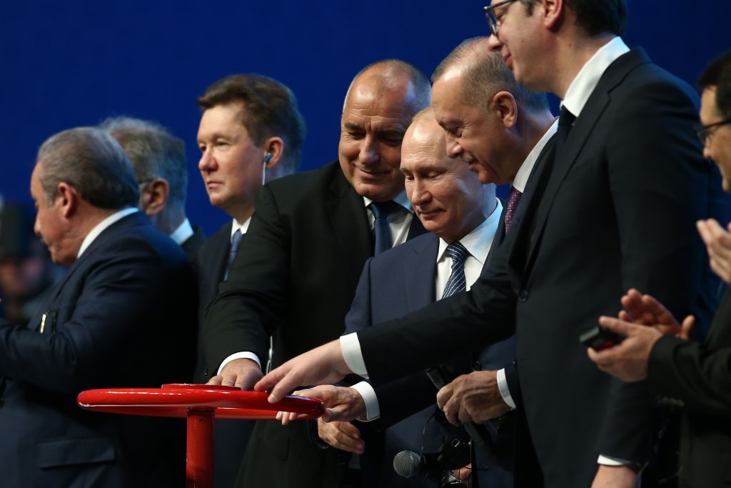 Opening ceremony of TurkStream natural gas pipeline project in Istanbul