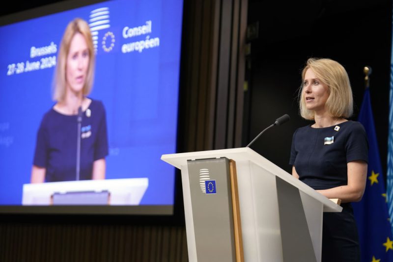 Une nouvelle « politique économique étrangère » contre les rivaux de l’UE, la priorité de Kaja Kallas