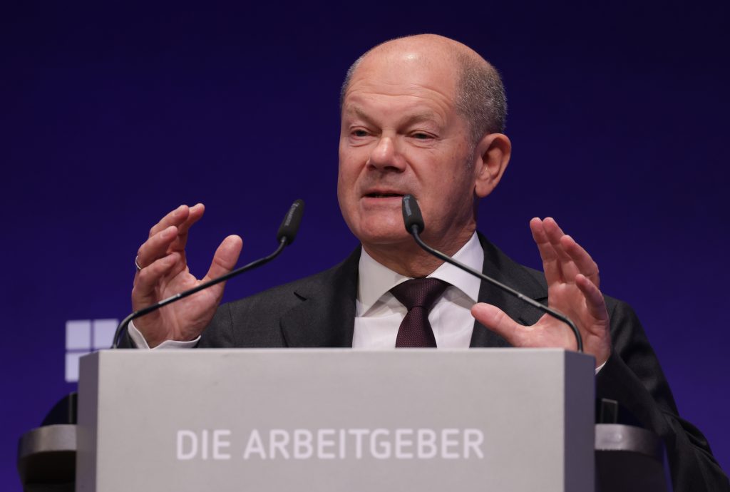 Chancellor Scholz Speaks At BDA Congress