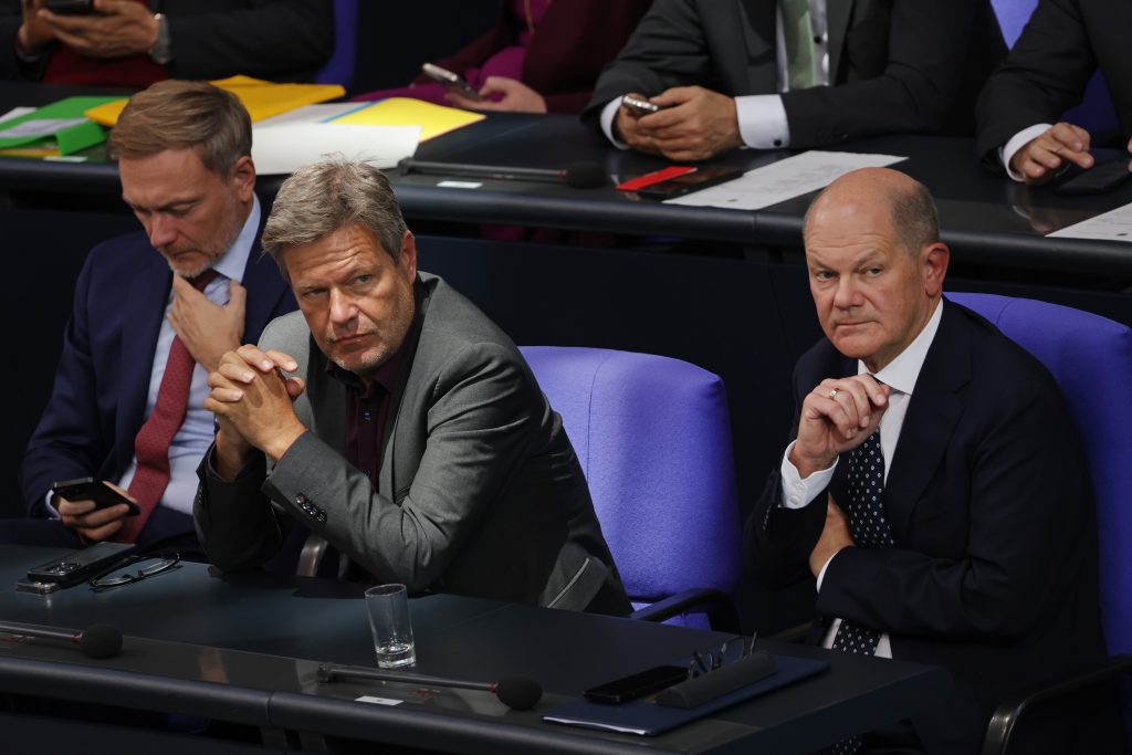 Chancellor Scholz Speaks At The Bundestag Ahead Of Upcoming EU Meeting