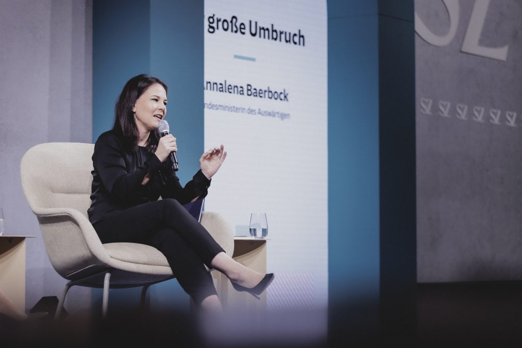 Annalena Baerbock At Economic Summit of Sueddeutsche Zeitung